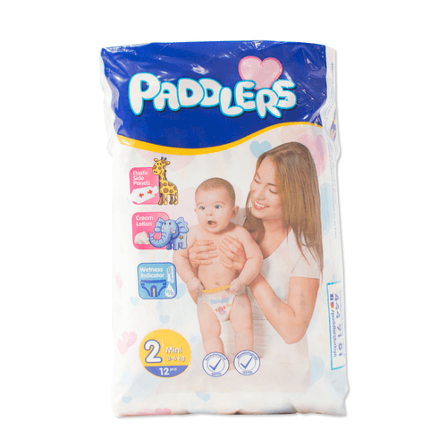 Culeros Paddlers para bebé 3-6kg 12 unidades