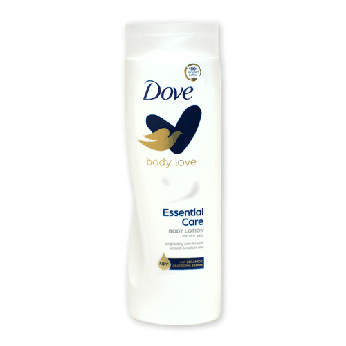 Crema para cuerpo “Cuidado esencial” DOVE, 400 ml