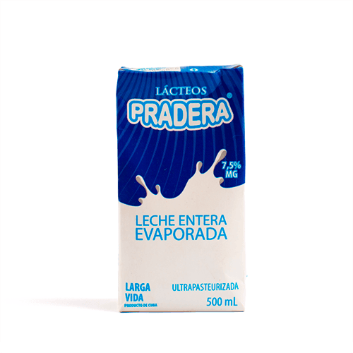 Leche Evaporada  Pradera, 500 ml