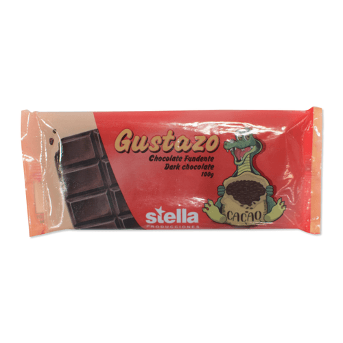 Tableta de chocolate amargo , fundente 100g