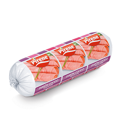 Jamón cocido Tradición. Marca: Pirene.500 gr
