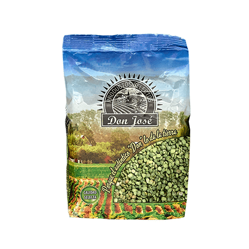 Chícharo verde partido. Marca: Don José. 500 g