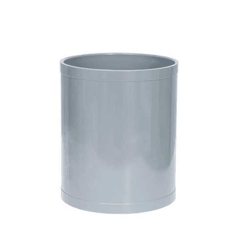 Unión o manguito sanitario de PVC, diámetro 110 mm, Hembra/Macho.