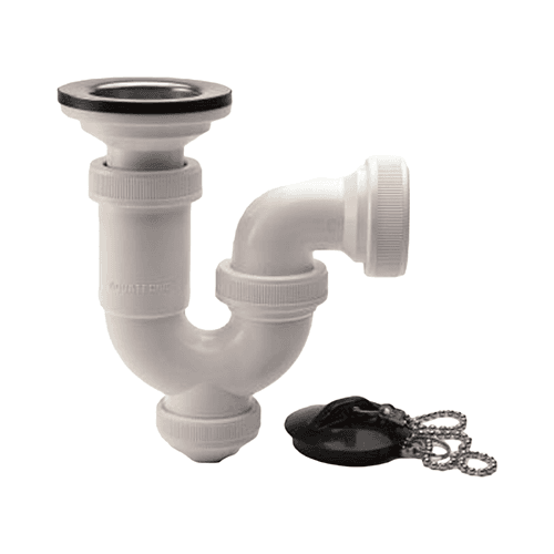 Sifón curvo para fregadero con diámetro 1" 1/2.