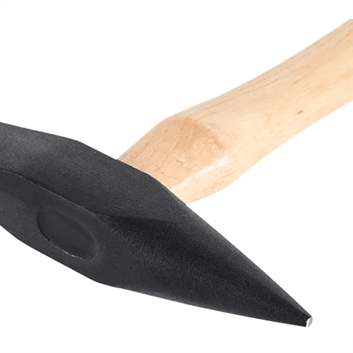 Piqueta de soldador con mango de madera de 26 cm.