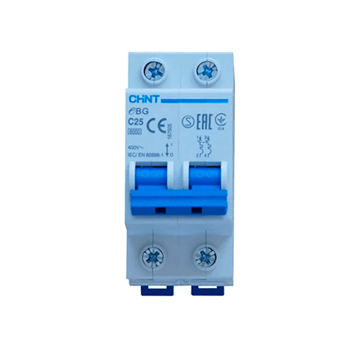 Interruptor automático magnetotérmico (Breaker), C25 2P.