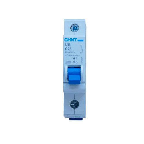 Interruptor automático magnetotérmico (Breaker), C25 1P.