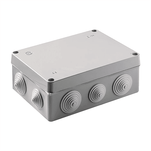 Caja eléctrica de conexión, estanca IP55, rectangular medida 170x220x855 mm