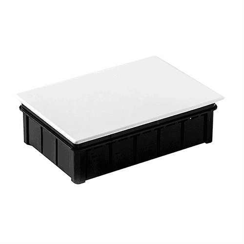 Caja eléctrica de derivación para empotrar, cuadrada 200x130x60 mm