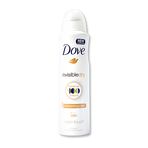 Desodorante spray Dove Invisible Dry, 150 ml