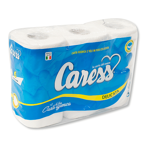 Papel higiénico Delicada, 6 rollos 2 hojas