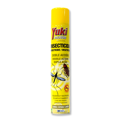 Insecticida spray doble acción, aroma limón, 1000 c.c.