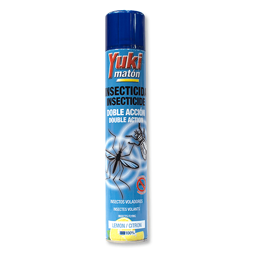 Insecticida spray, aroma limón, 1000 c.c