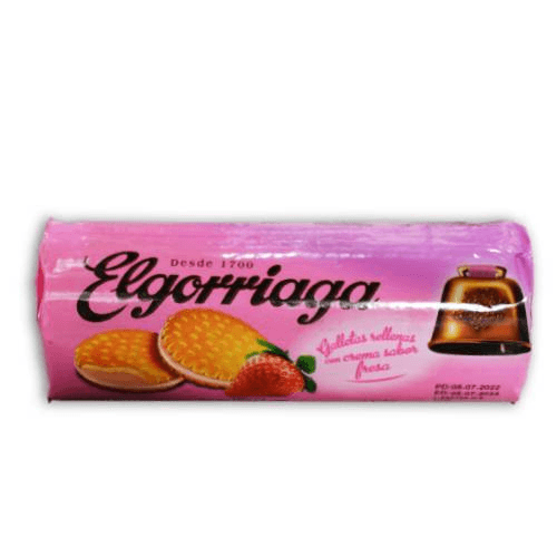 Galletas rellenas de fresa 180 g