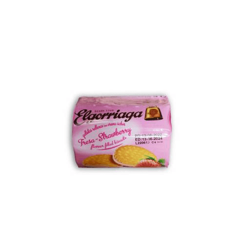 Galletas rellenas de fresa  90g