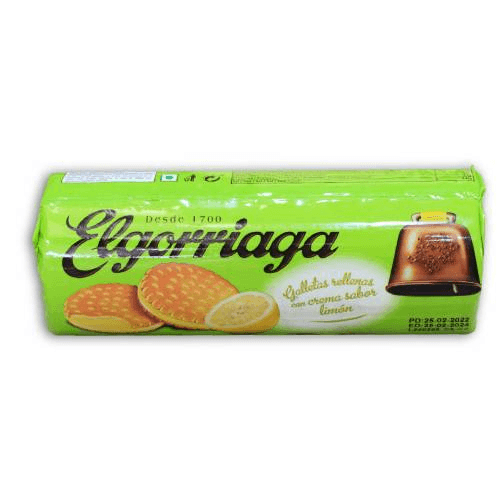 Galletas rellenas de limón 180 g