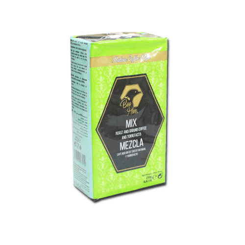 Café molido mezcla 50% natural 50% torrefacto 