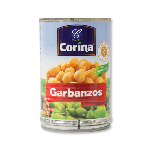 Garbanzos enlatados. Marca: Corina. 420 gr