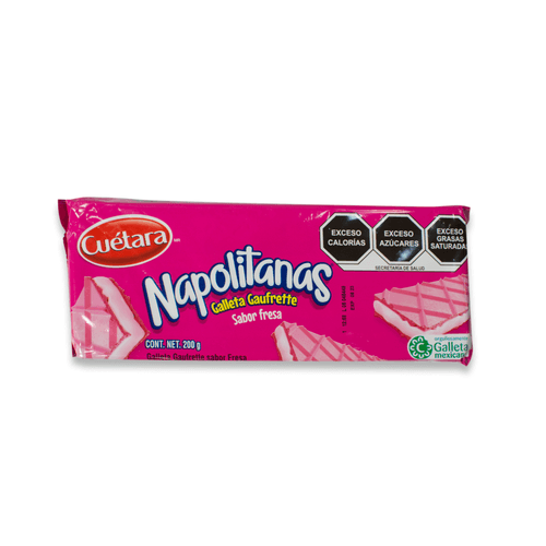 Galleta Napolitana sabor fresa, 200 g