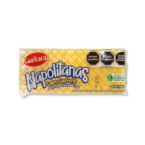 Galleta Napolitana sabor vainilla, 200 g