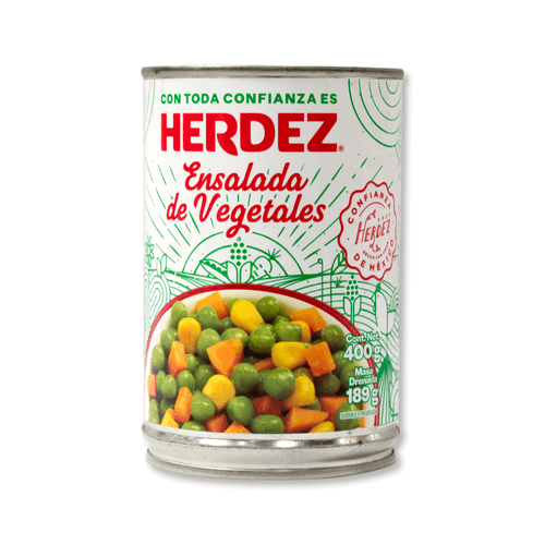 Ensalada de vegetales, 400 g