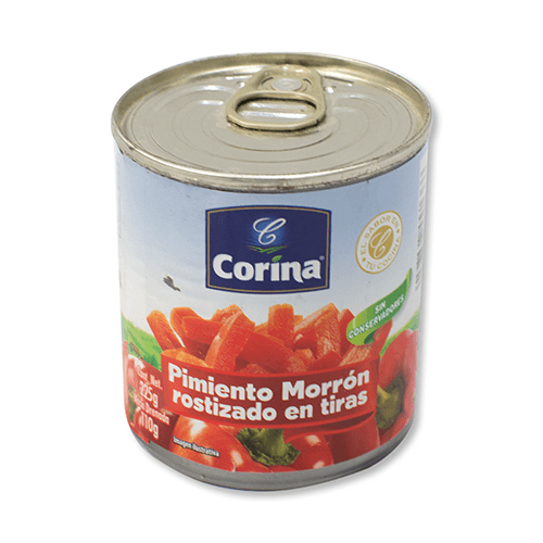 Pimiento morrón rostizado en tiras, 225 g