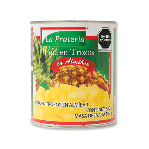 Piña en trozos, 840 gr