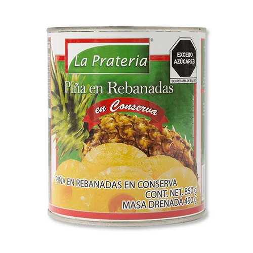 Piña en rebanadas, 850 gr