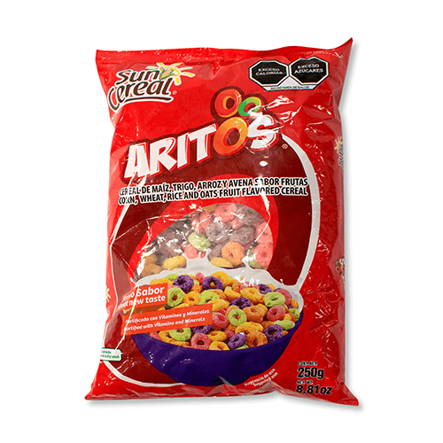 Cereal fruti aritos, 250 g