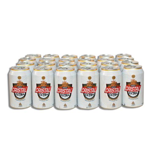 Cerveza cristal extra. 24 unidades.355 ml
