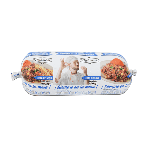 Picadillo mixto (ave, cerdo, res) condimentado, Premium, 400 g