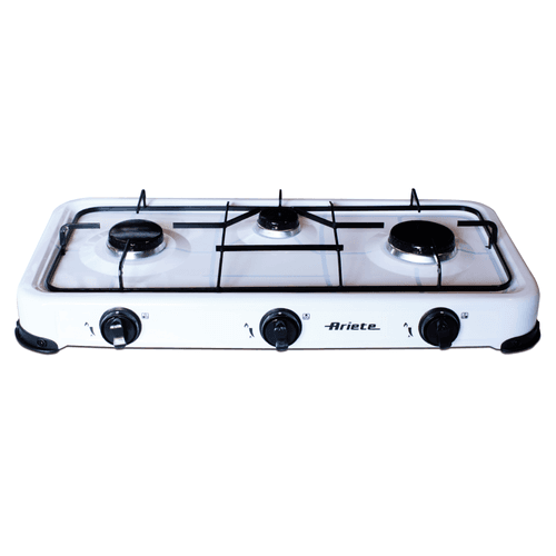 Cocina de meseta a gas 3 hornillas