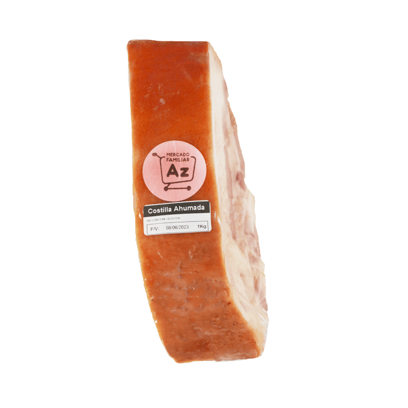 Costilla ahumada, 1 Kg. Marca AZ
