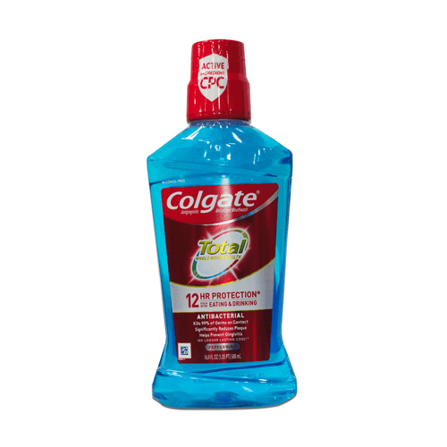 Enjuague bucal “Total” de menta, Colgate. Protección 12 horas, 500 ml