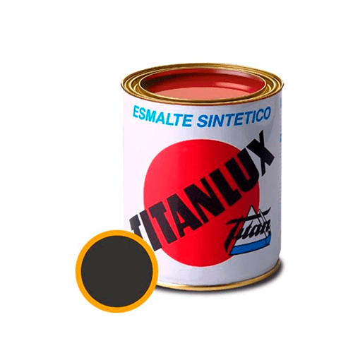 Esmalte sintético, color negro brillo (750 ml)