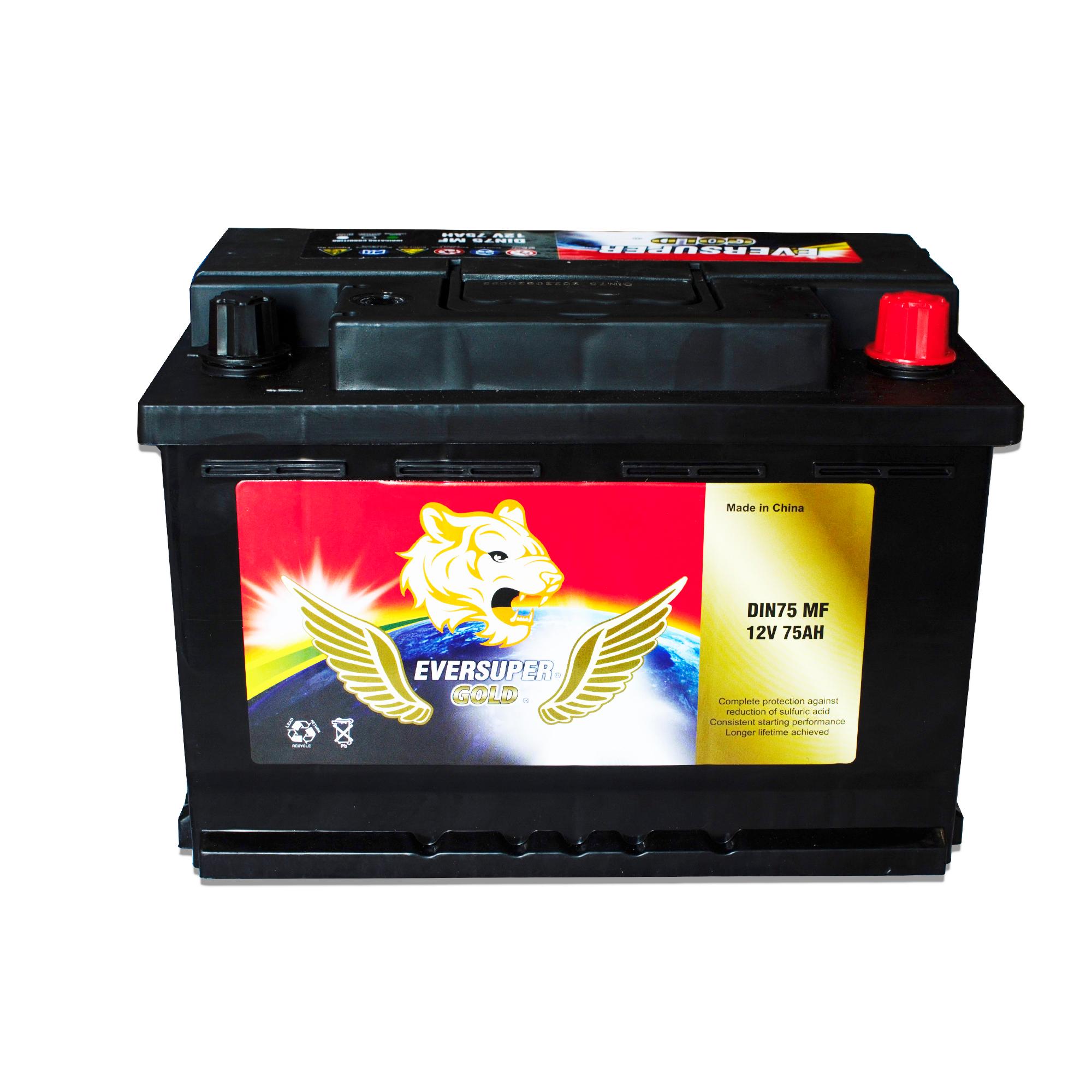 Batería p/ autos 12 V 75 AH