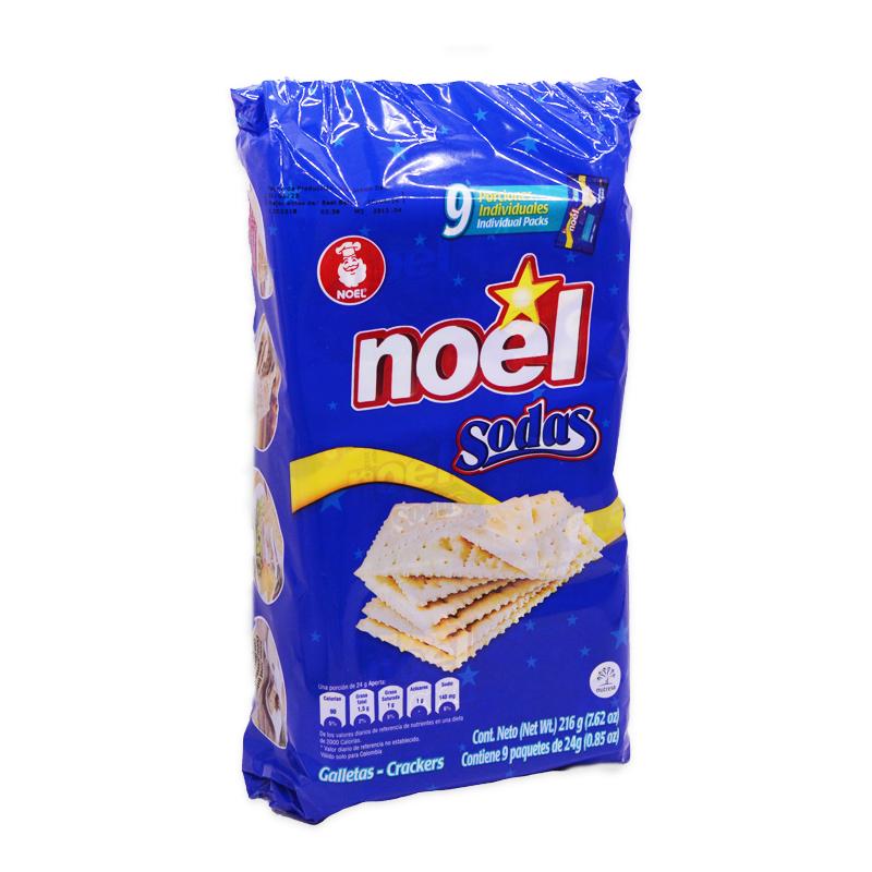 Galleta de soda, marca Noel, 216 g