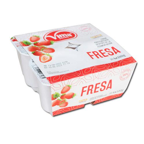 Yogurt fresa (4 unidades)
