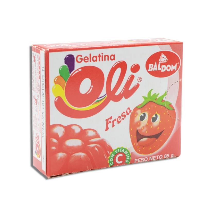 Gelatina sabor a fresa 85 g