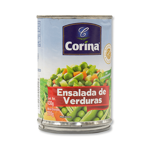 Ensalada de verduras, 430 g