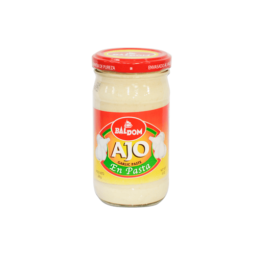 Ajo fresco en pasta, “Baldom”, 8 Oz  