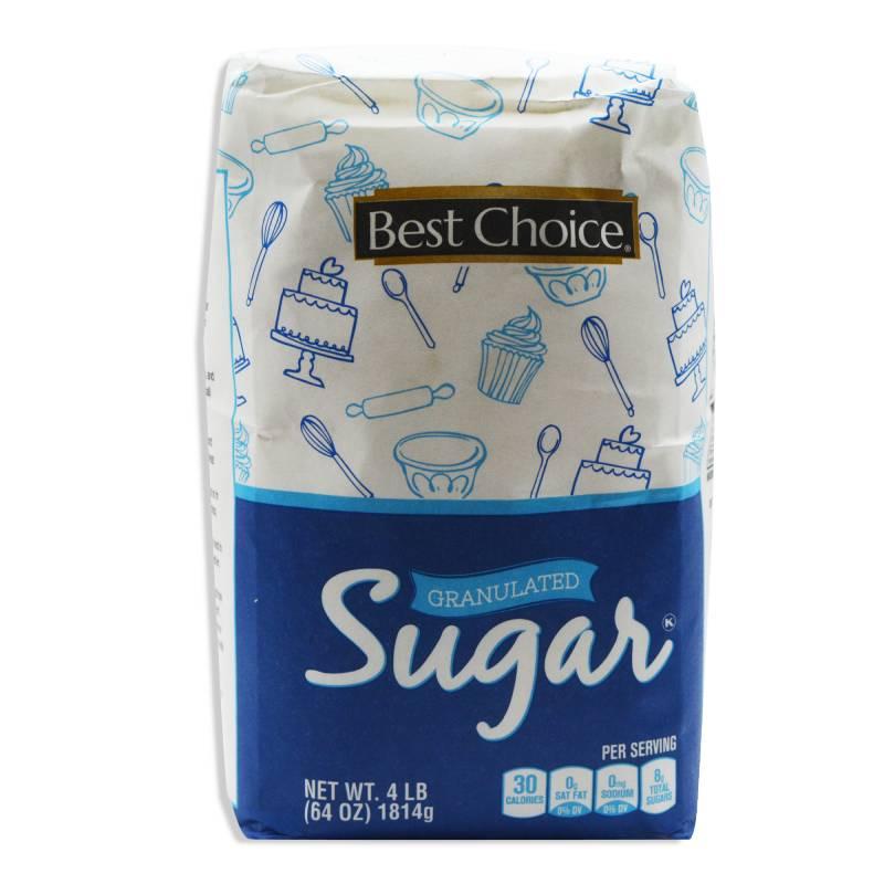 Azúcar blanca refinada, 4 lb. Producida en EEUU
