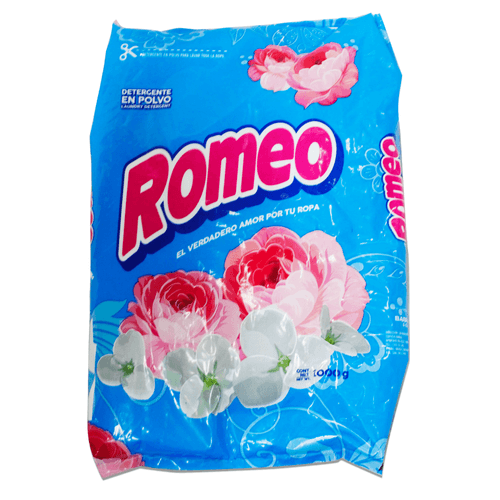 Detergente en polvo marca Romeo 1000 g