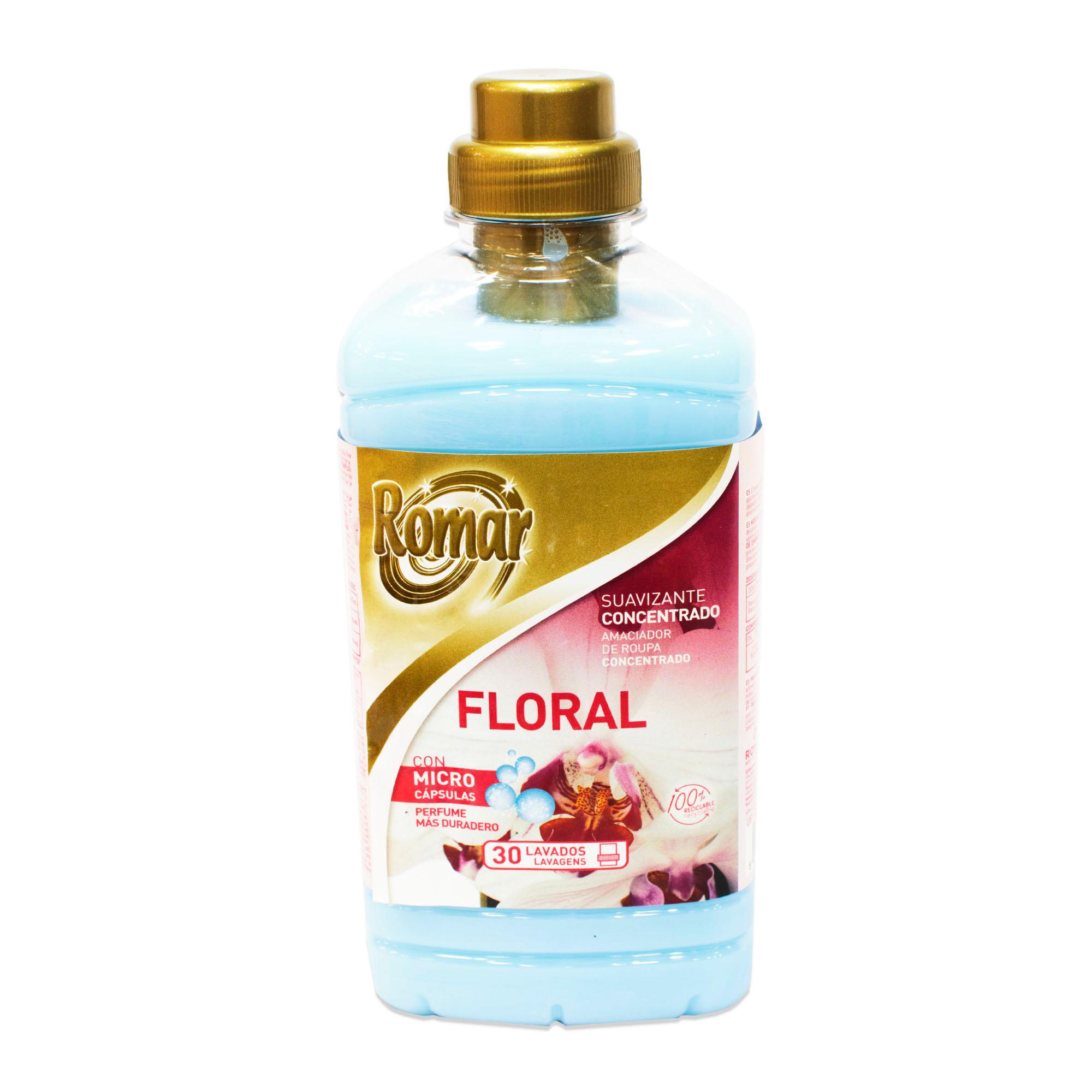 Suavizante para ropa floral, Romar, 750 ml