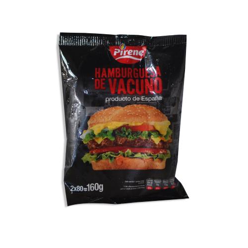 Hamburguesa de res (Caja de 50 unidades)