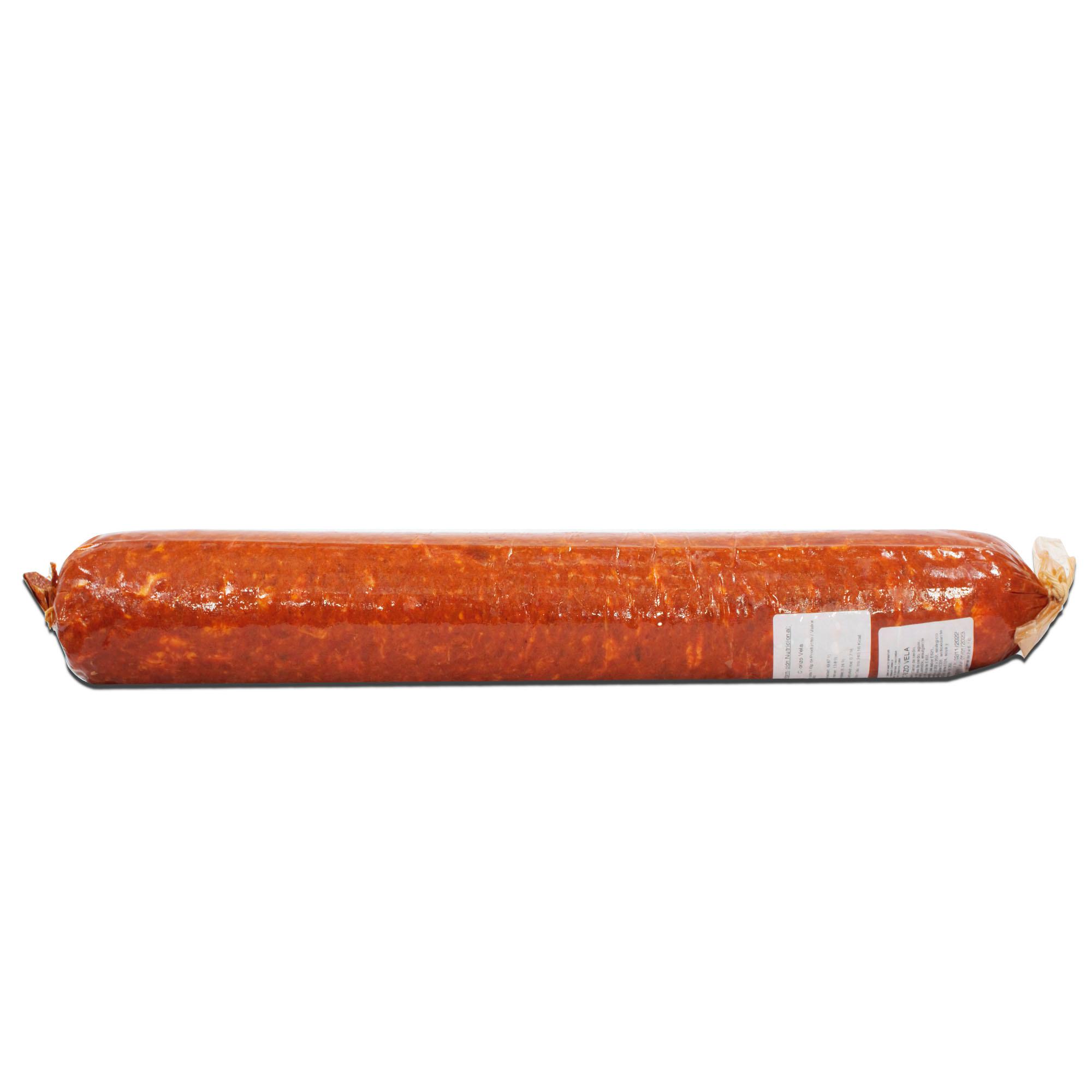 Chorizo vela ( 1.0-1.5 kg). marca: delicias