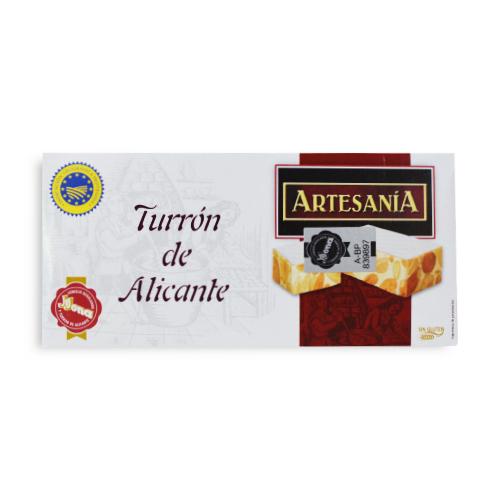 Turrón Alicante ( D.O Xixona). “Artesanía de E. Garrigos”.150 g