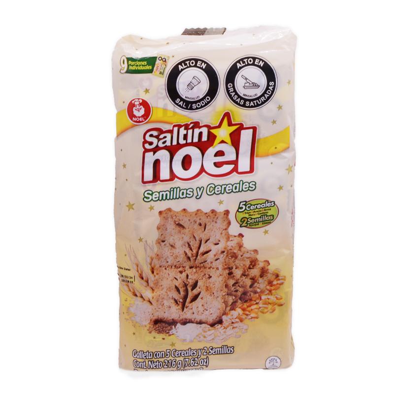 Galletas Saltín de semillas y cereales, 216 g
