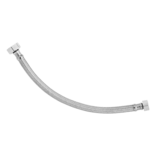 Latiguillo H-H, medida 3/8" x 1/2", longitud 30 cm
