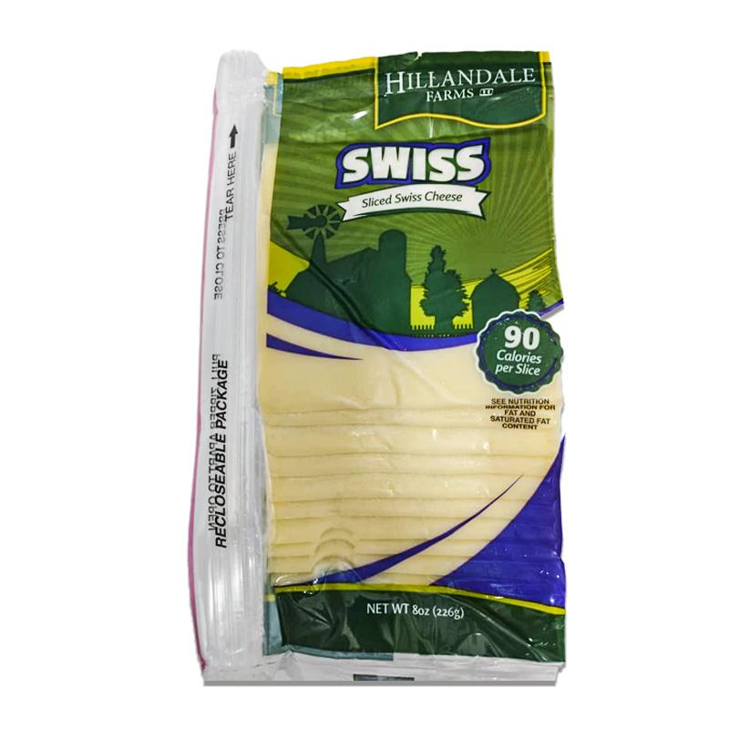 Queso suizo en rebanadas, 8oz